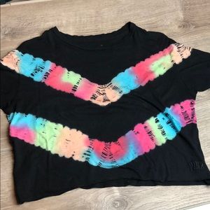 Victoria’s Secret PINK black crop tee